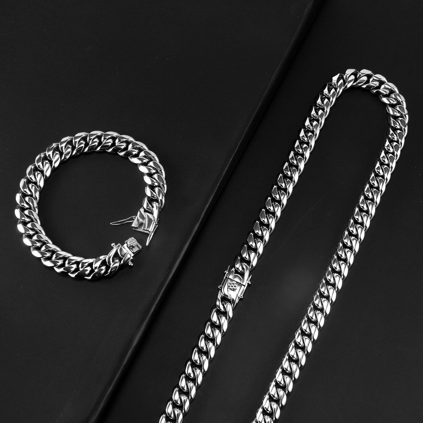 Men's Stainless Steel Cuban Necklace